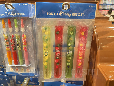 定規セット（ディズニー夏のフルーツグッズ）