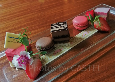 サダハルアオキのデザートプレート