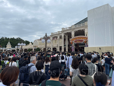 2022年9月15日(木)開園直後のエントランス付近の様子