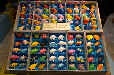 鳥羽水族館のお土産：おえかき／お絵かき風鈴