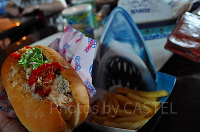 ジョーズをイメージしたセットメニュー