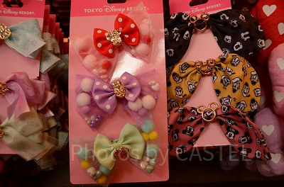 リボンモチーフのヘアゴム3個セット