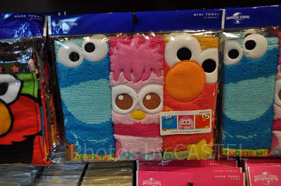 セサミストリートミニタオル3枚セット