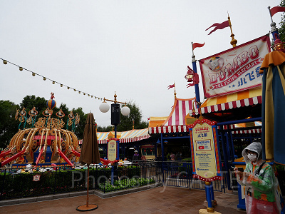 上海ディズニー：空飛ぶダンボ