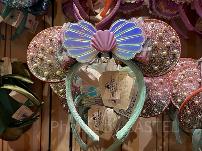 上海ディズニーカチューシャ:アリエルの貝殻カチューシャ