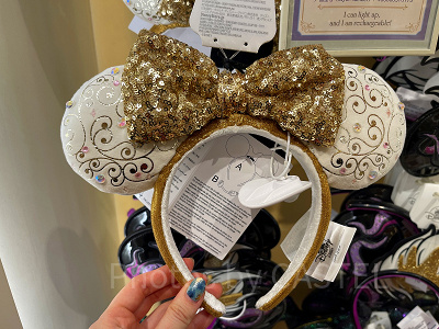 上海ディズニーカチューシャ：光るミニーカチューシャ