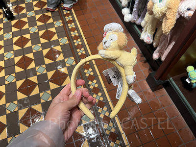 上海ディズニーカチューシャ:寝転びクッキーアンカチューシャ