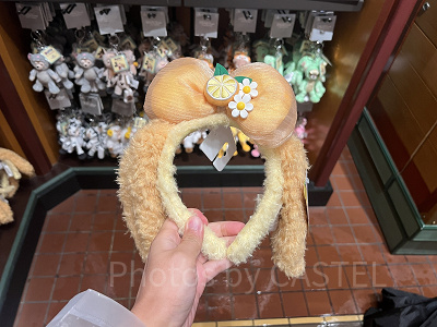 上海ディズニーカチューシャ:オレンジリボンクッキーアンカチューシャ