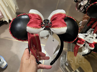 上海ディズニーカチューシャ:海賊カチューシャ(赤白リボン)