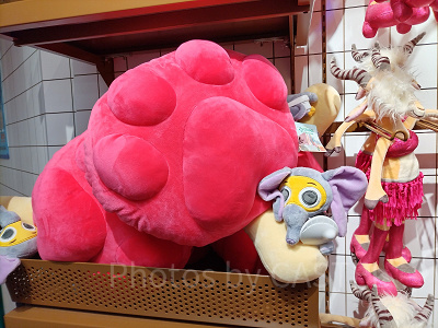 上海ディズニーズートピアグッズ：詐欺師フィニック＆ポープシクルクッション