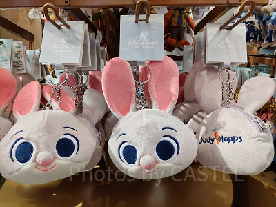 上海ディズニーズートピアグッズ：ジュディのふわふわ小物入れ