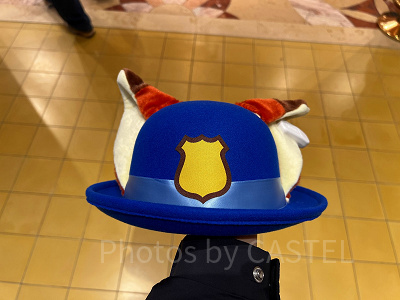 上海ディズニーズートピアグッズ：ニックの警官ハット