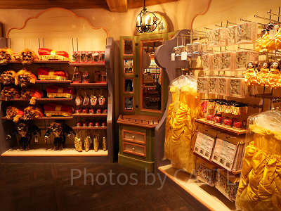 美女と野獣エリアのショップ