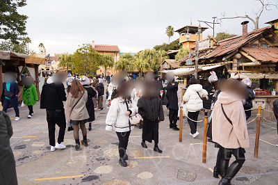 スキッパーズ・ギャレーの待ち列(15時20分ごろ)