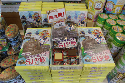 チョコとチーズ、２種類のケーキが入った「SLの旅」