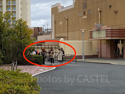 USJ／年パスセンター横の喫煙所