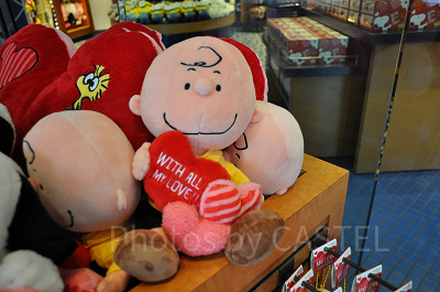 スヌーピー「BIG LOVE FOR YOU」チャーリーブラウンのぬいぐるみ