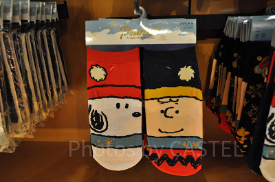 スヌーピー＆チャーリーブラウンのソックス（表）