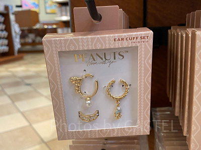 スヌーピーのイヤーカフセット／USJクリスマスグッズ2022