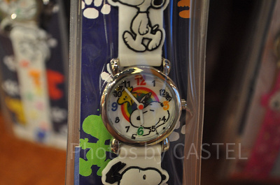 スヌーピーのラバーウォッチ