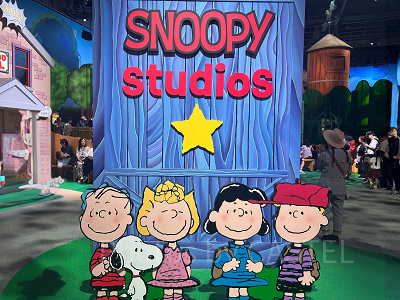 スヌーピースタジオのフォトスポット