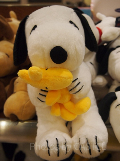 スヌーピー＆ウッドストックぬいぐるみ