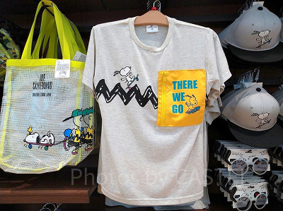 スヌーピーの夏グッズ「JOE SKATEBOARD」Tシャツ
