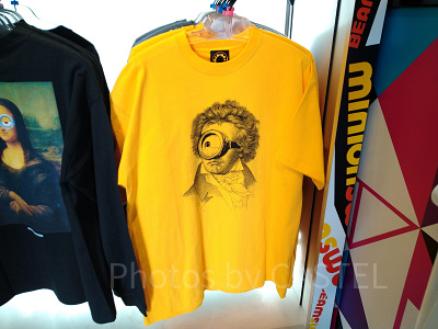 孤高の天才Tシャツ　イエロー