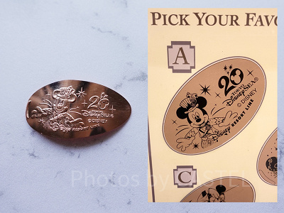 ディズニーリゾートラインで買えるディズニーシー20周年のスーベニア