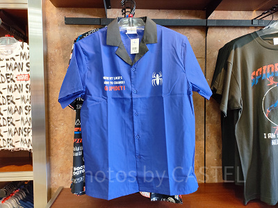 スパイダーマンシャツ(青)