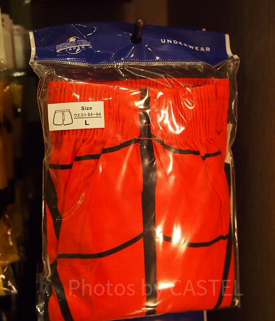 スパイダーマンクモの巣トランクスパンツ