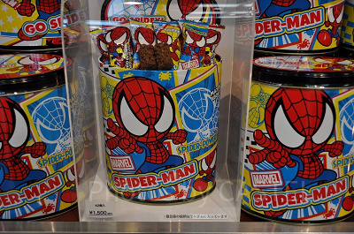 スパイダーマンのクランチチョコレート