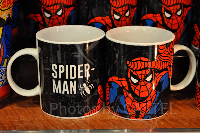スパイダーマンのマグカップ