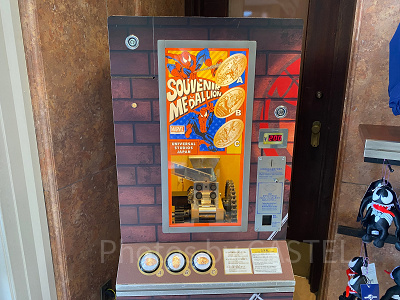スパイダーマンのスーベニアメダリオン