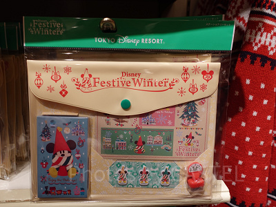 ディズニー・クリスマス・リルリンリングッズ:ステーショナリーセット