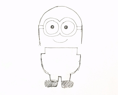 【ステップ6】トレードマークのオーバーオールを描く
