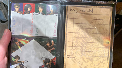 ふせんセット〔USJ×進撃の巨人〕