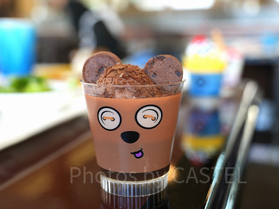 スタジオスターズレストラン:ミニオン ~バナナムース&ブルーレモンゼリー~