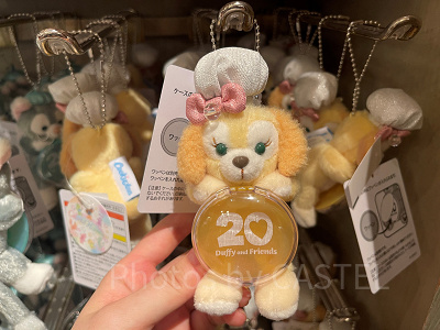 ぬいぐるみチャーム(ダッフィー20周年カラフルハピネスグッズ)