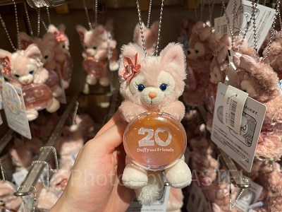 ぬいぐるみチャーム(ダッフィー20周年カラフルハピネスグッズ)