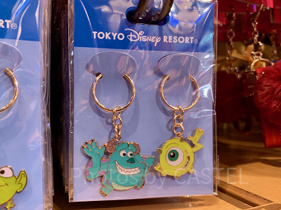 サリー&マイク・ワゾウスキーのディズニーペアキーチェーン