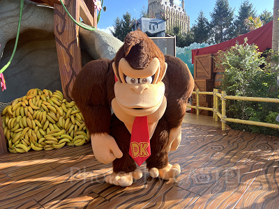 USJのドンキーコングエリアで会えるドンキーコング