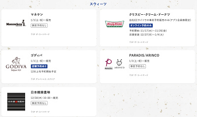 スウィーツの福袋