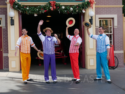 カリフォルニア・アナハイムディズニーランドリゾートのショー：ザ・ダッパー・ダンズ