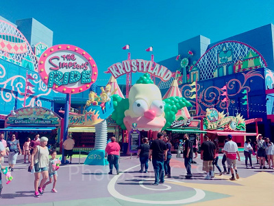 シンプソンズの3Dライド