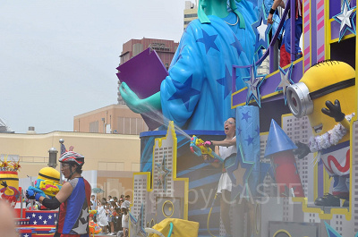 ウォーターサプライズパレードの水鉄砲は強力!