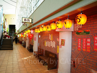 南街のあたりはベンチが多く休憩しやすい