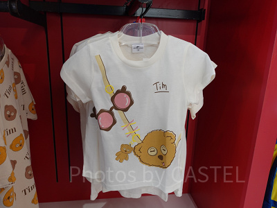 ティムTシャツ　(ホワイト・キッズ)