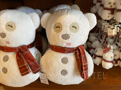 ティムの雪だるまクッション/USJクリスマスグッズ2022