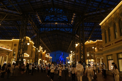 夜の東京ディズニーランド